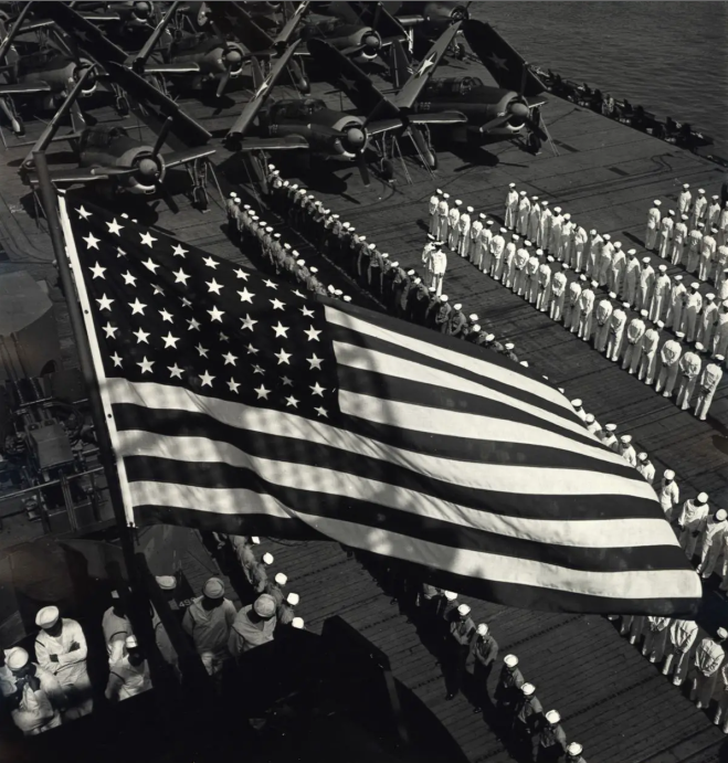 二战老照片 第二次世界大战中的美国海军 真的够强大