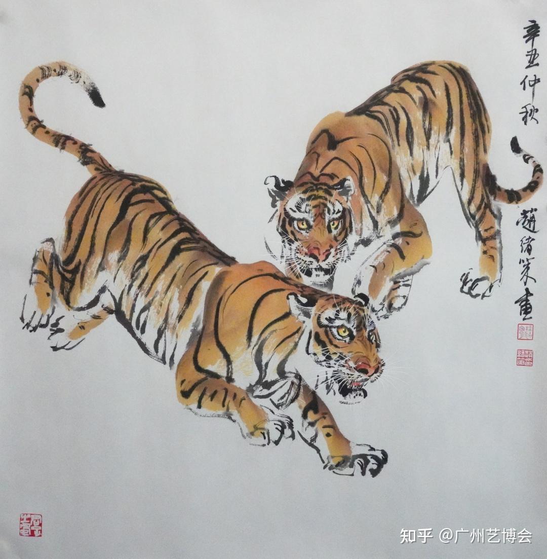 艺术评论| 蛰卧山林呈大勇——赵绪策的画虎艺术- 知乎