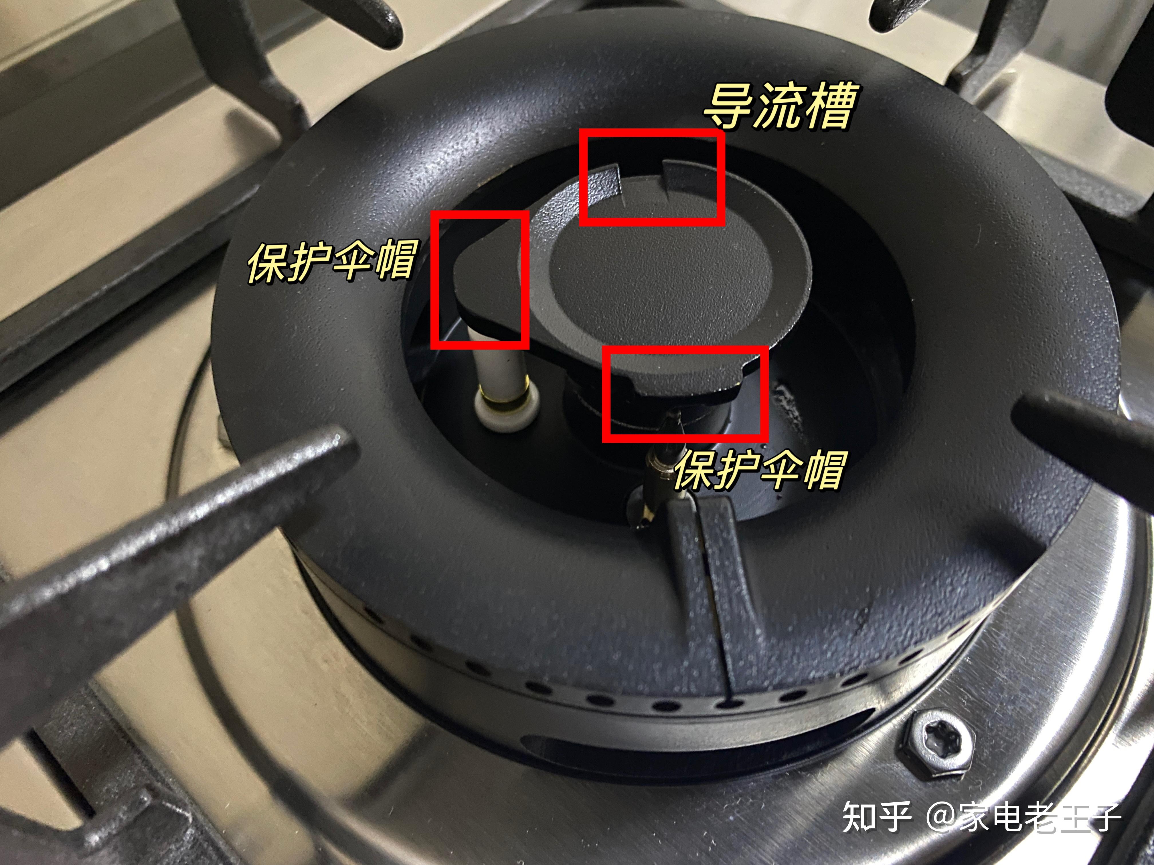 燃气灶各个部件名称图片