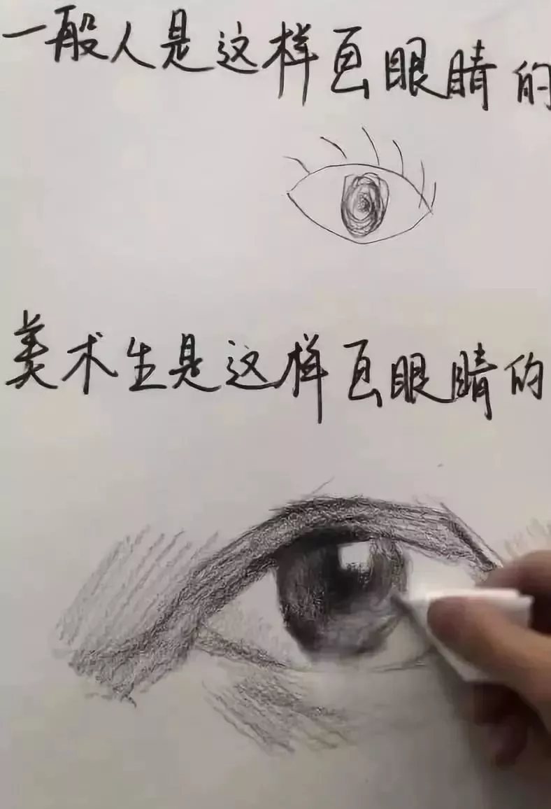 美术生和普通人的区别看最后一幅图就秒懂