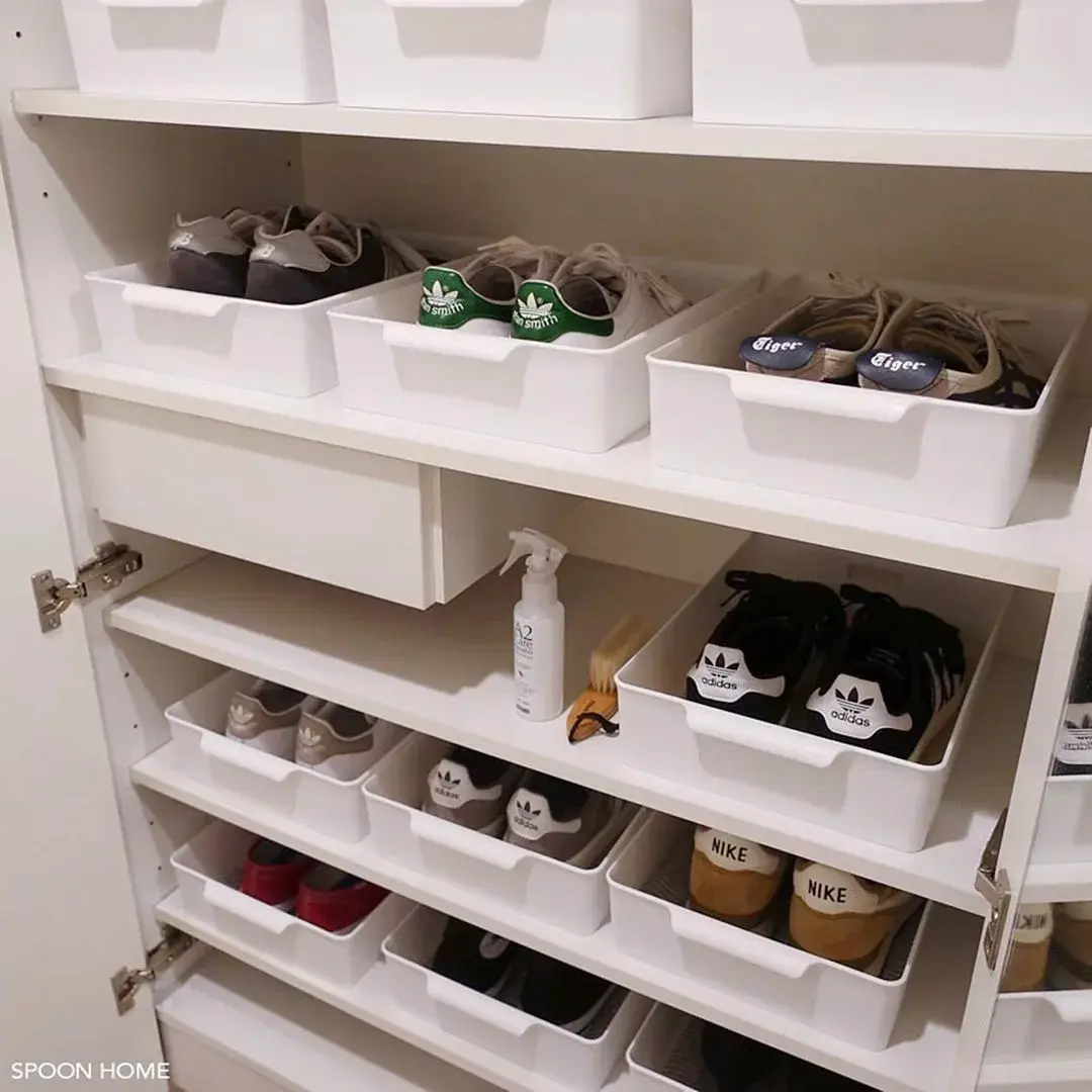 玄关鞋柜这样设计，还能多放100双鞋！-设计效果图-建E室内设计网