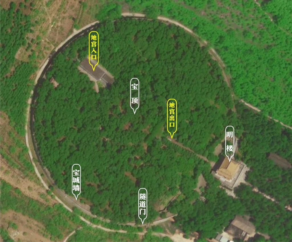 [图说]古今影像大明十三陵－－十五，明神宗万历帝朱翊钧定陵之开放的皇陵-明十三陵背后的帝王传奇