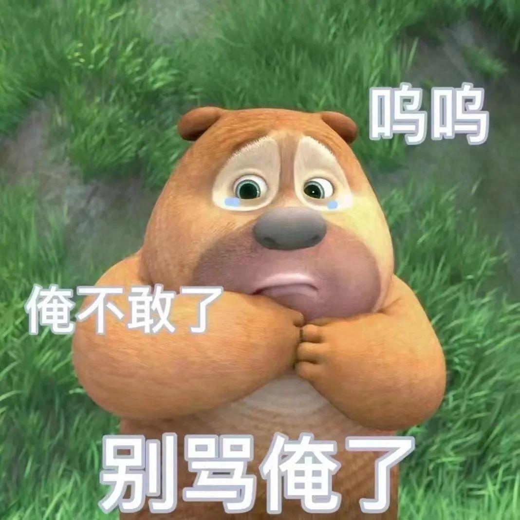 想求一些熊二表情包没有字的那种