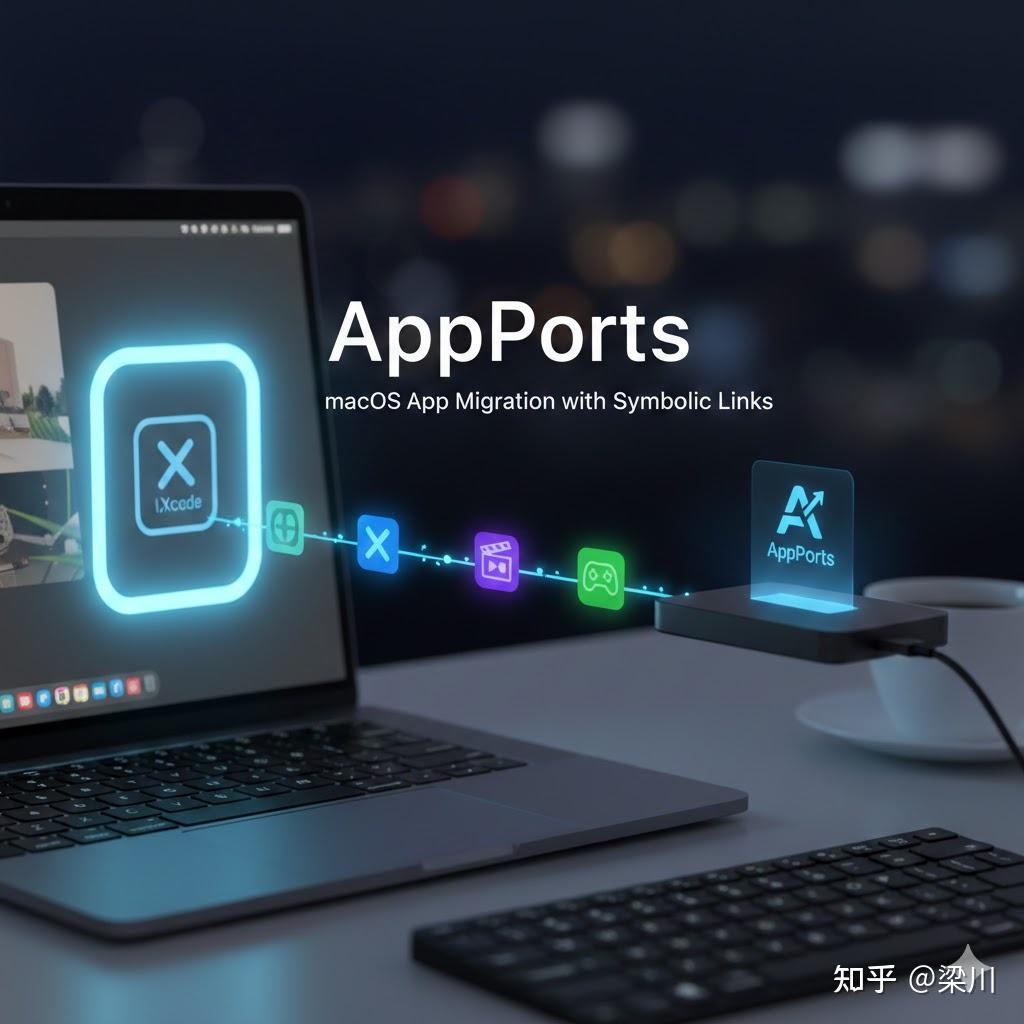 AppPorts,macOS应用“搬家”神器,释放不够用的 SSD 空间