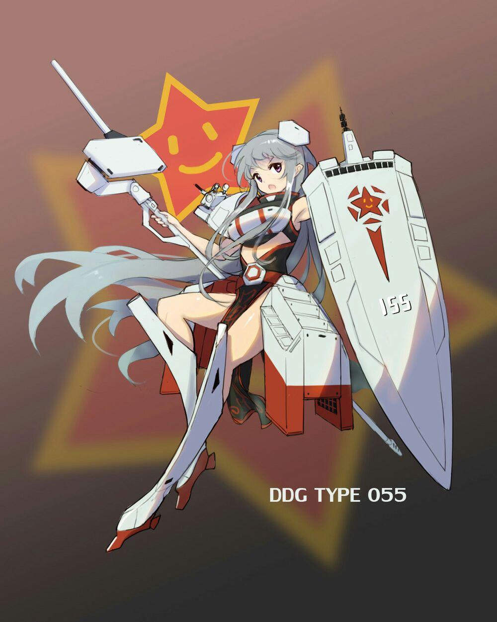 如果把我们的055大驱舰娘化,她会是什么样子?