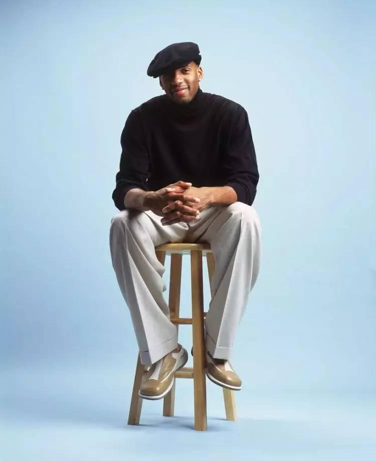 帅出一脸血麦迪早年休闲写真