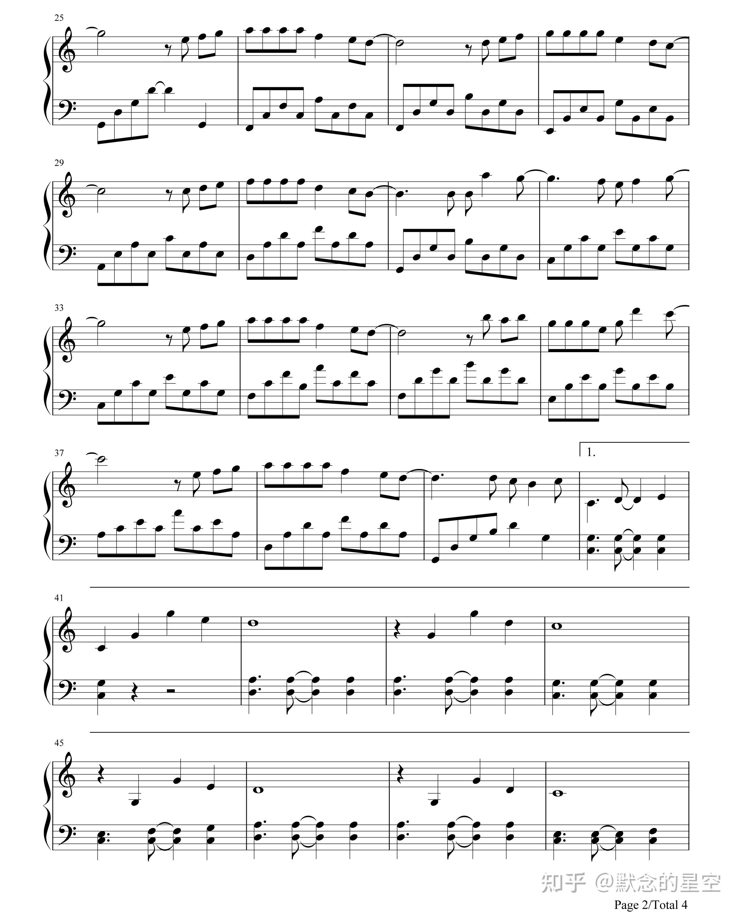 钢琴谱双手简谱双版本五月天什么歌捉妖记2主题曲