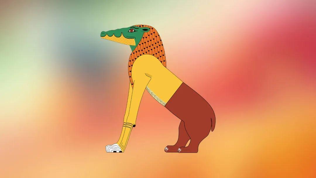 亚瑟释放了阿米特,阿米特和古埃及神话一样是鳄鱼头.