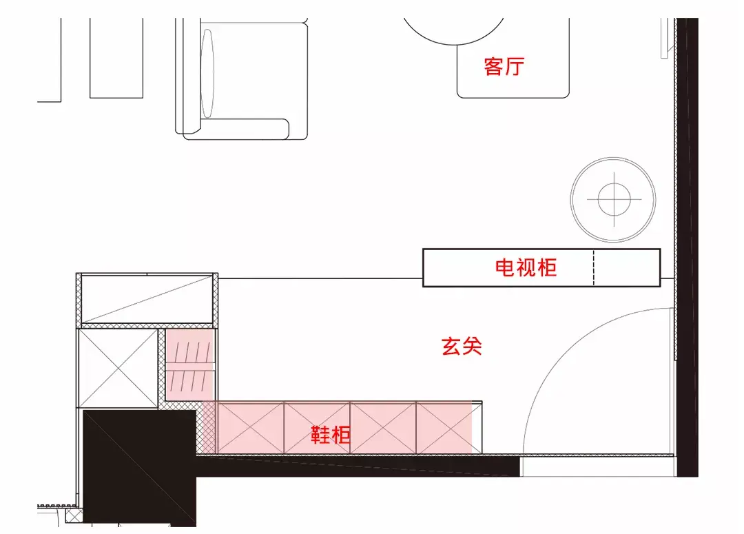 3平米玄关的10种布局,摆对鞋柜,屏风,换鞋凳,你家立即省下2平米!