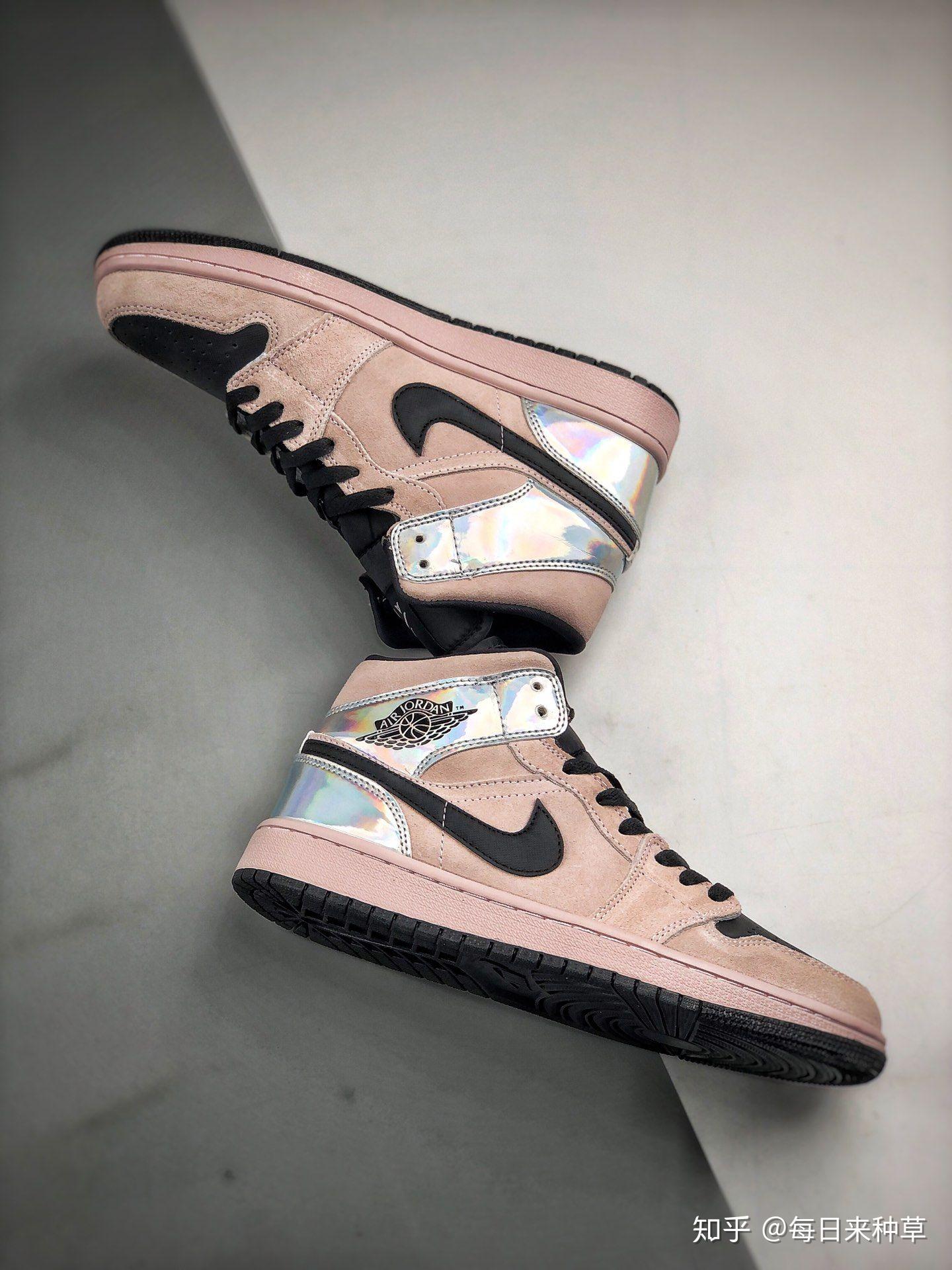 airjordan1mid脏粉镭射