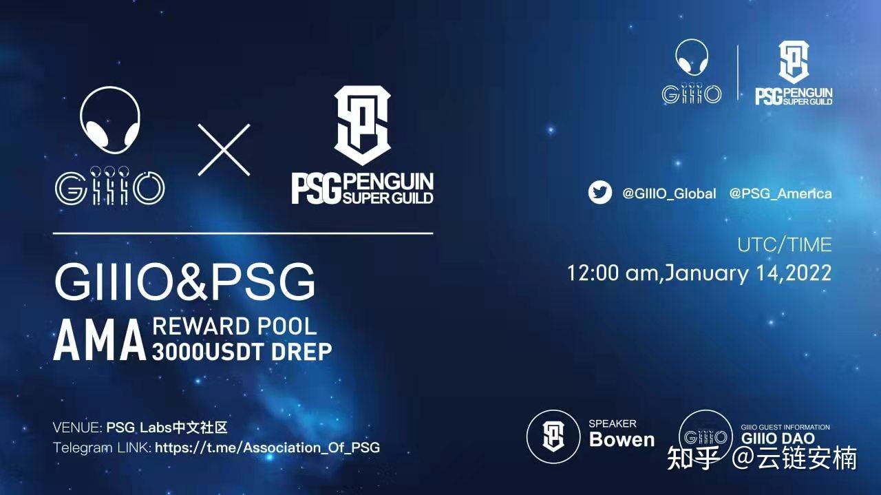 PSG Labs &GIIIO巅峰AMA『GIIIO』元宇宙之夜：全程回顾- 知乎