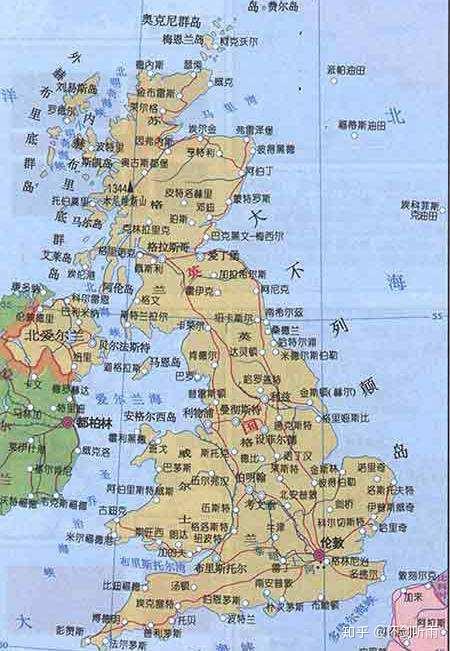 古英格兰地图图片