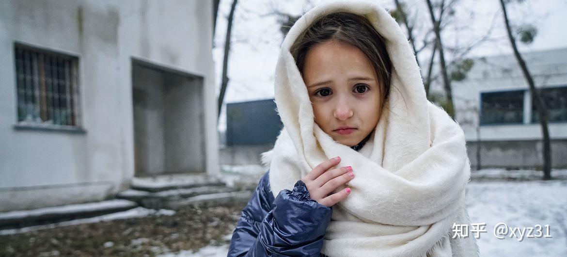 乌克兰战争中的小孩图片
