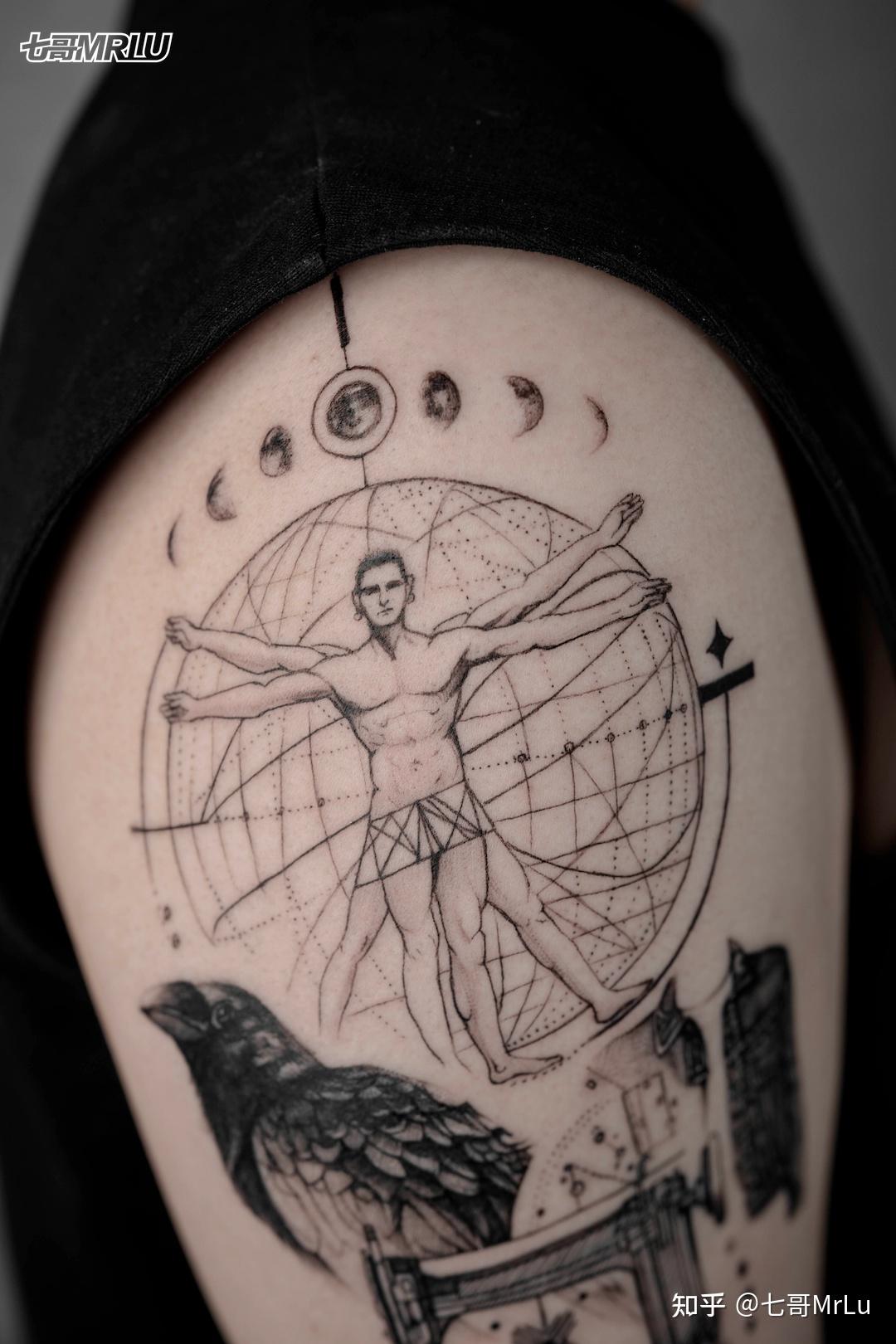 iiii.  牛仔主题纹身