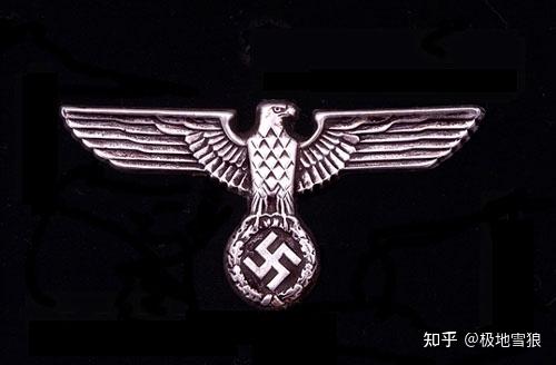 早期党卫军骷髅徽早期党卫军鹰徽纯银的纳粹内政警察鹰徽