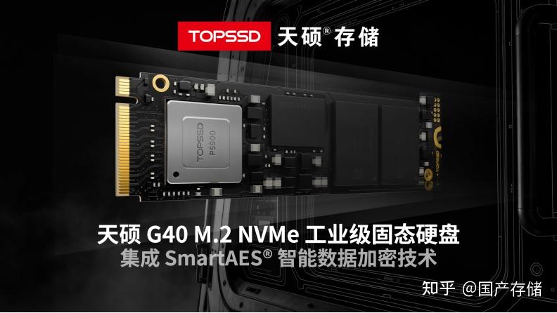 国产化替代SSD加密选型:天硕SmartAES®技术,零损耗+全链路加密双突破