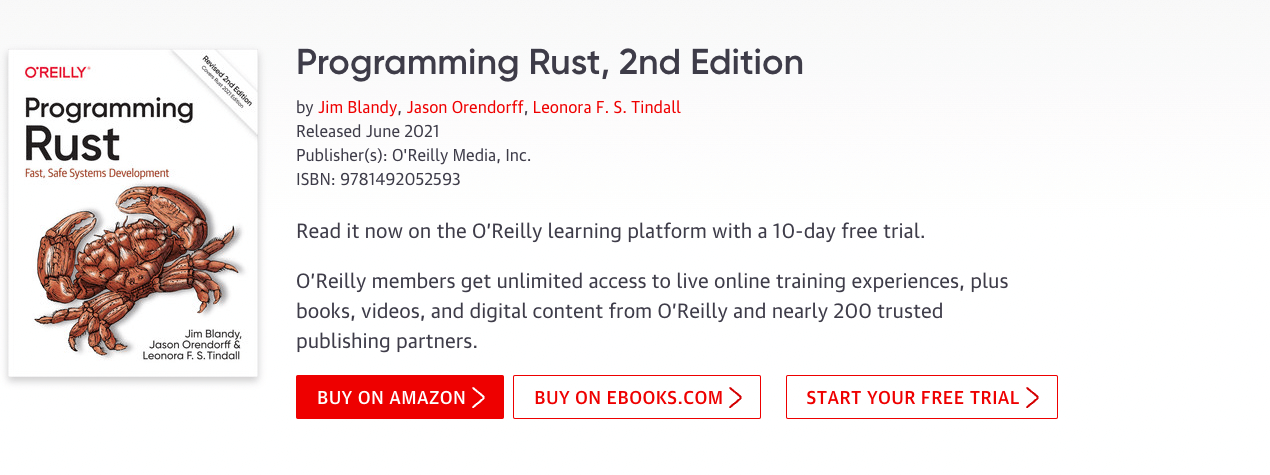 Programming Rust 资源搜集 - 知乎