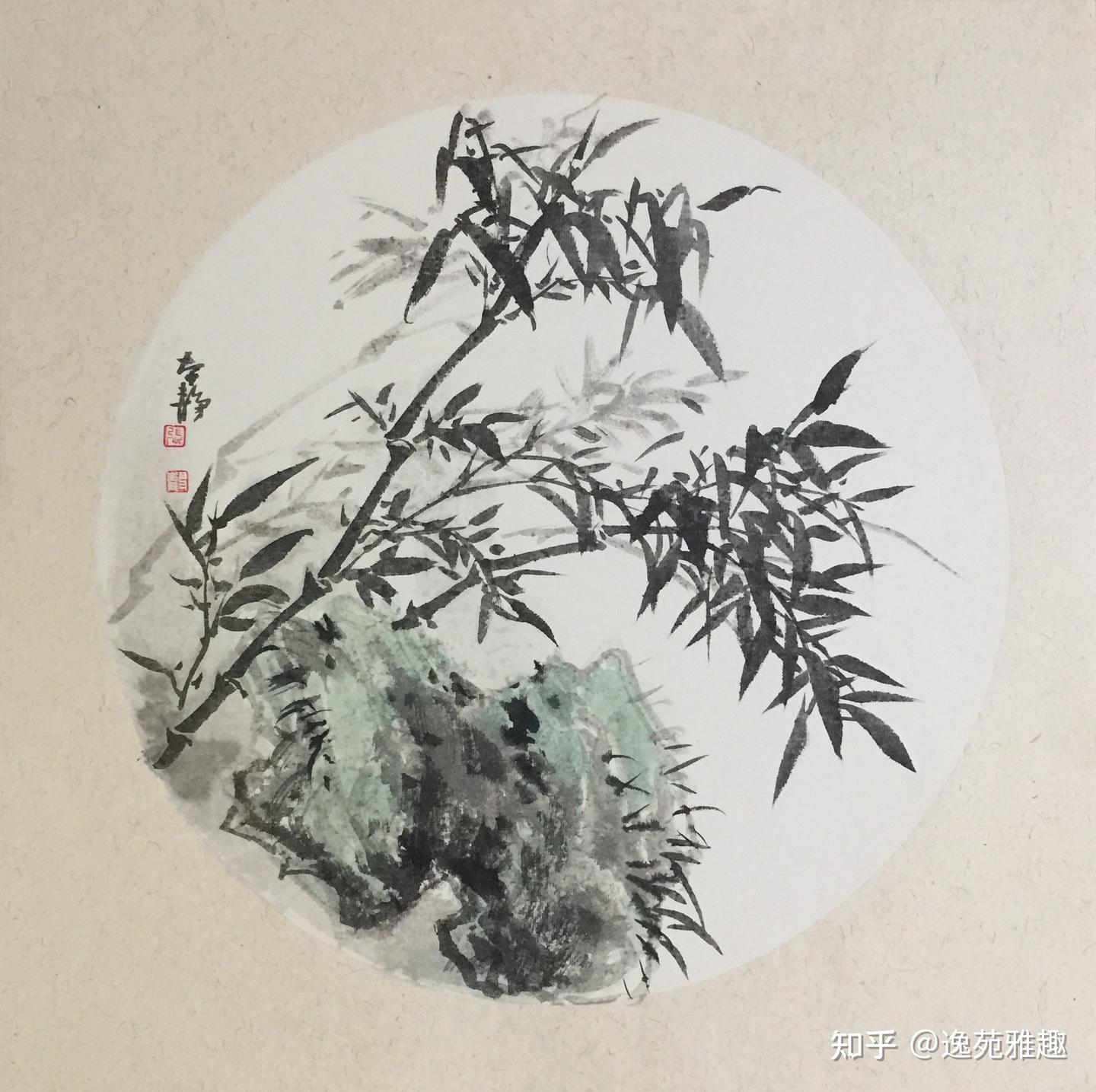 画家张本静的墨竹，千姿百态，寓意丰富 - 知乎