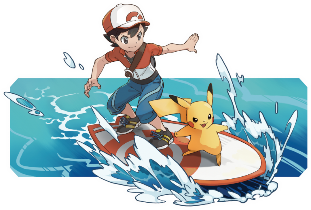 这个可不是宝可梦的招式【冲浪】而是一种交通工具,在游戏中有部分npc