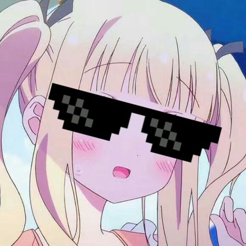 有没有带着墨镜的女动漫头像