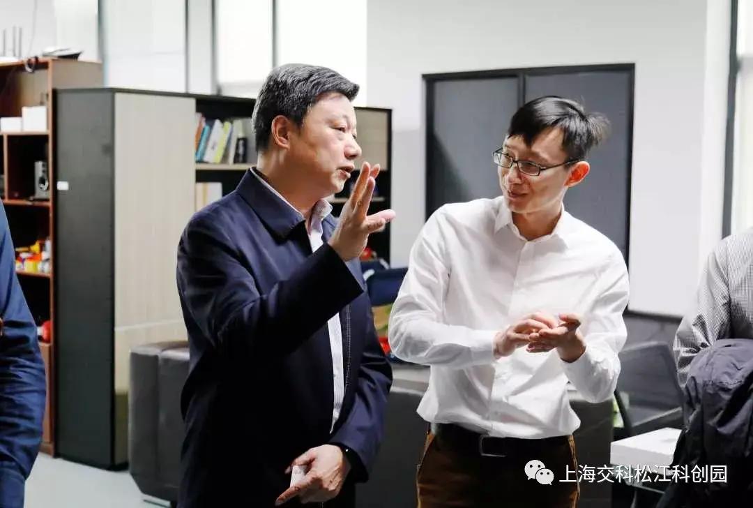 吴建良副巡视员一行调研交科园区