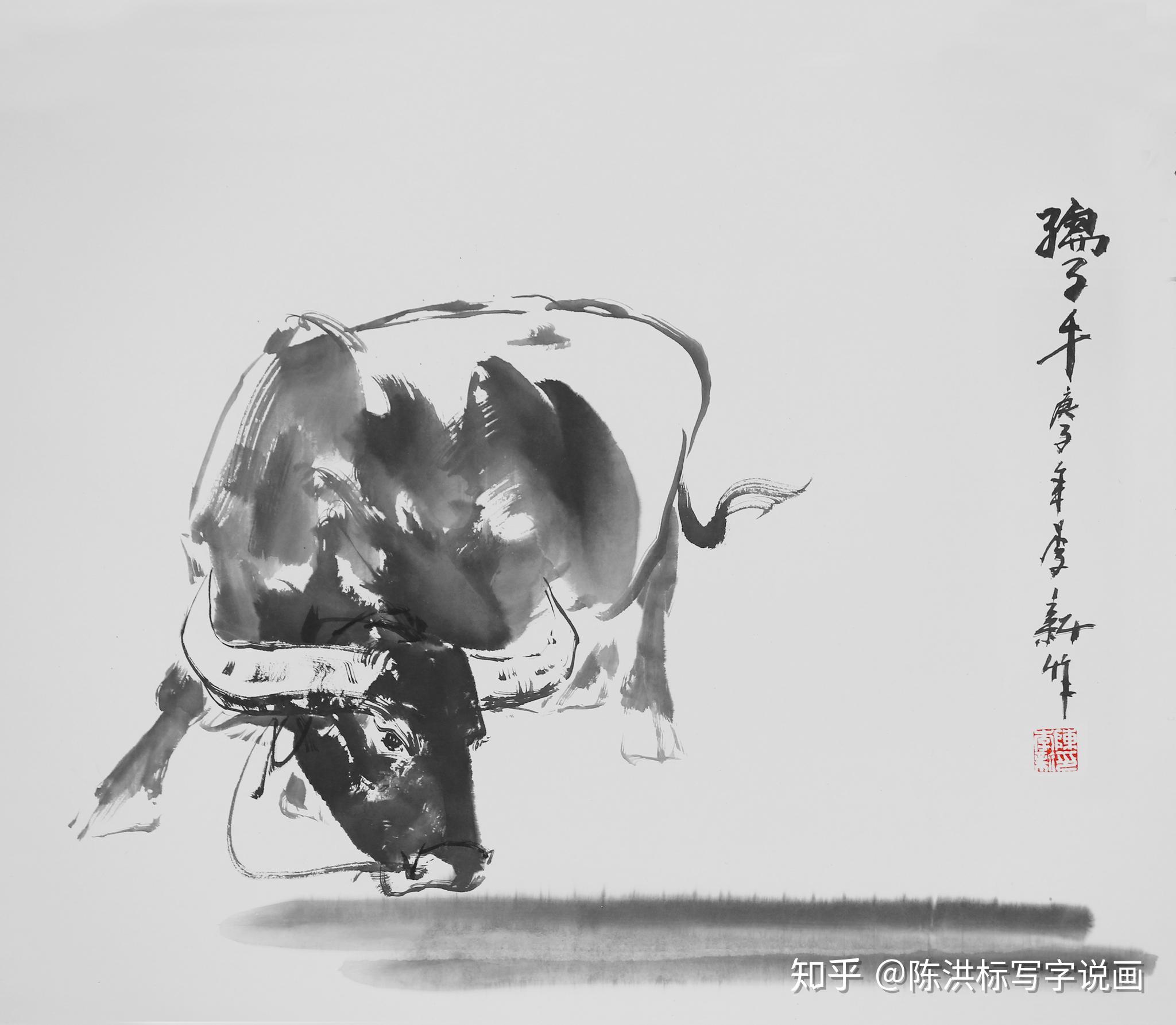 一幅牛气冲天的画,却让画家陈李新,结缘中国科技产业大咖戴伟民