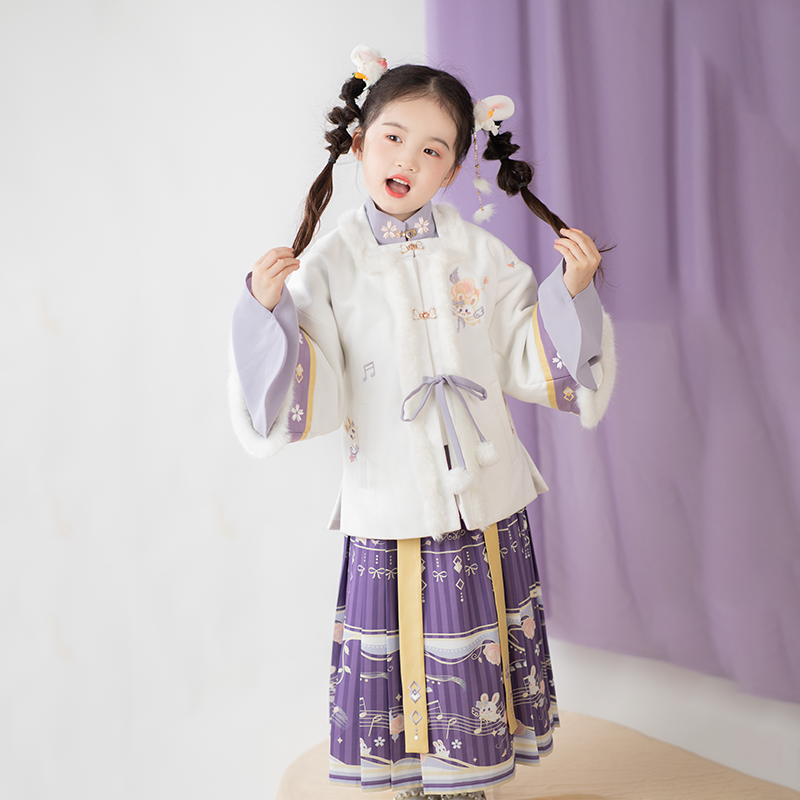 秋冬儿童汉服合集春节拜年也要穿得美美的