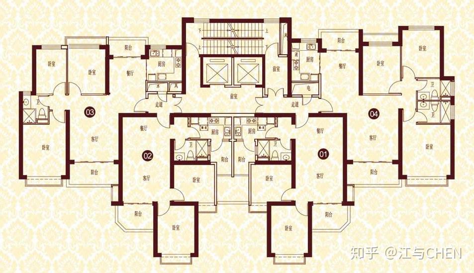 两梯四户中间有连廊的户型,中户和边户怎么选? - 知乎