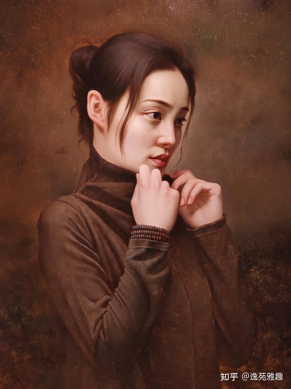 画作欣赏捡拾一份清欢享受静谧的美好油画家王柔作品欣赏