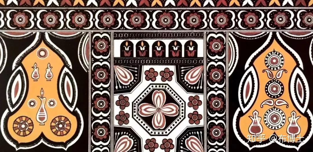 新疆木戳印花长沙马王堆出土的印花敷彩纱凸版印花工艺简便,对棉,麻丝