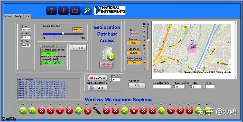 图 1 真实仪器的面板labview的主要操作界面包括前面板和程序面板(后