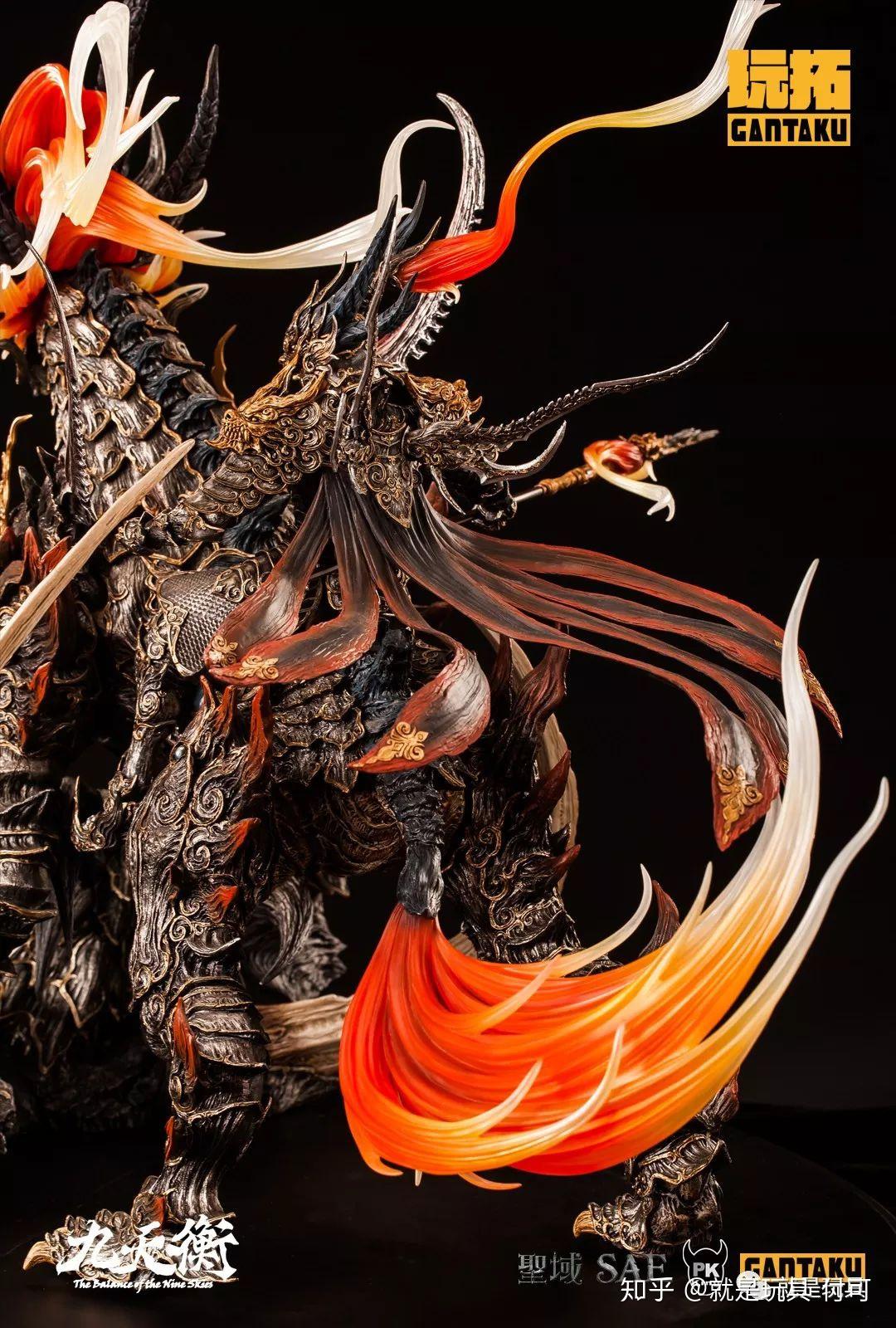 麒麟"给我的第一印象就是造型中正威严,虽然铠甲鳞片的细节处理依然