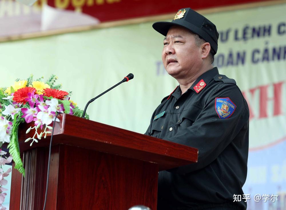 越南机动警察演习多图