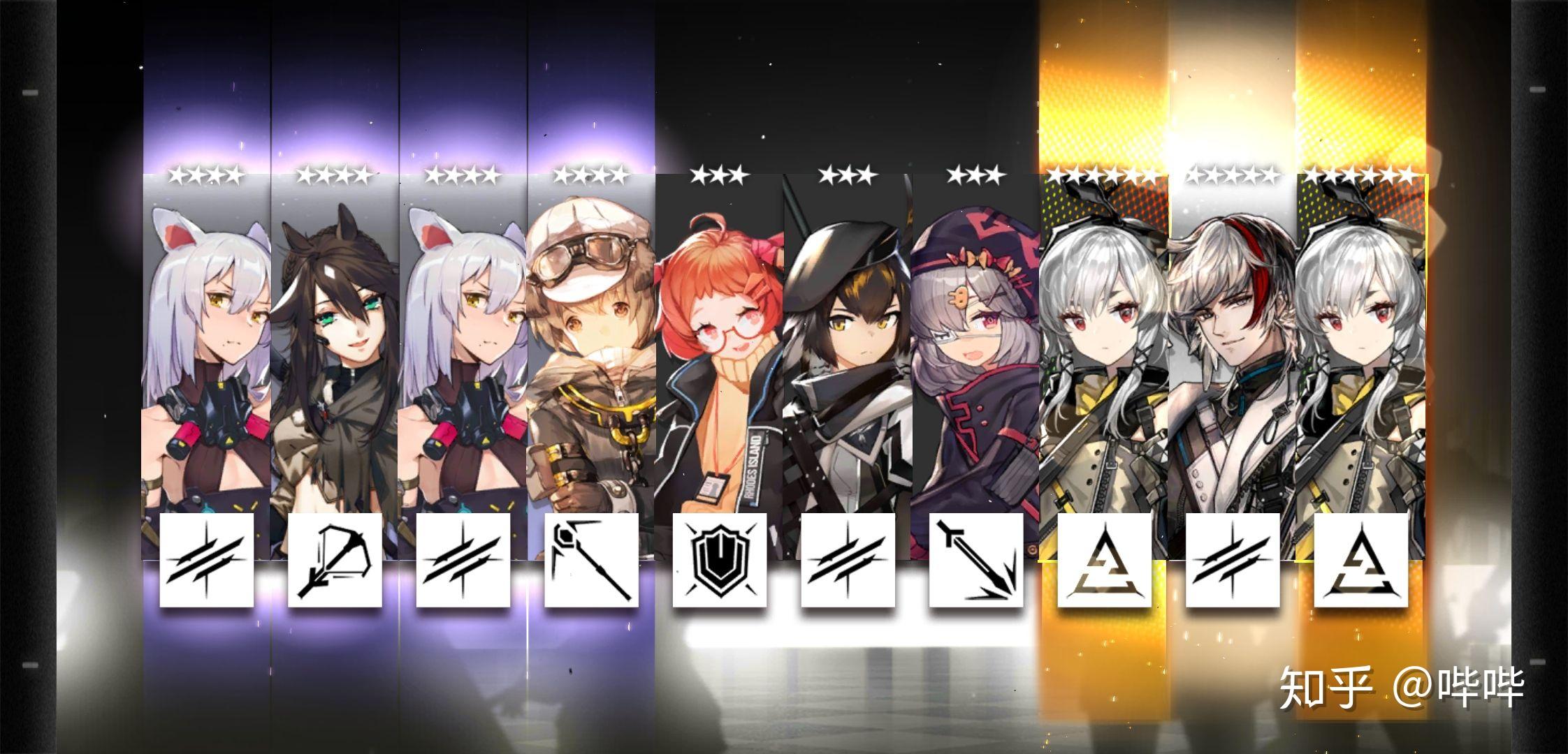 请问明日方舟十连出个这些算欧皇吗?