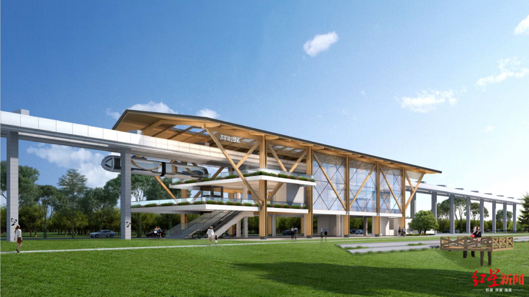 四川电影电视学院,建川博物馆,刘氏庄园等重要节点,全线有大邑站,光华