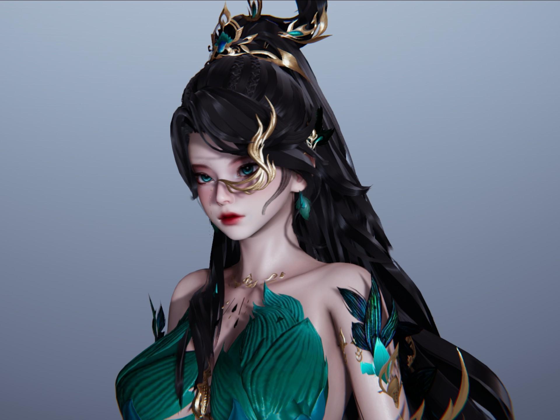 逆水寒 青林雀舞 人物捏脸展示