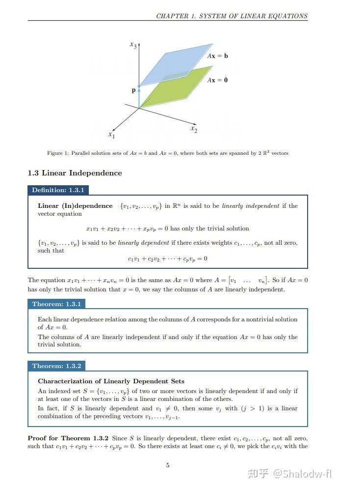 Chapter 1 linear equations in linear algebra 