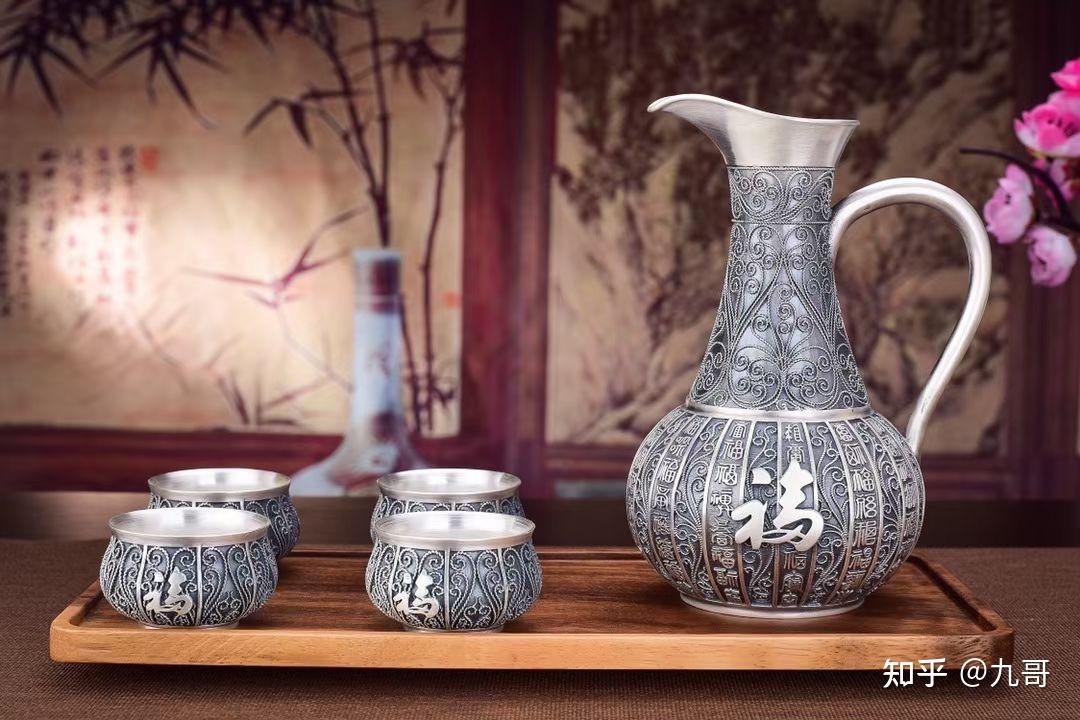 银杯银碗喝水到底好不好银茶具能不能用jd初淳银楼给您解答