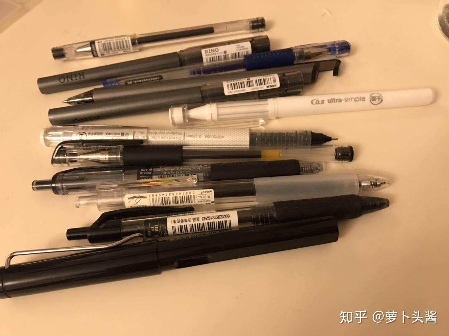 来自高三狗的挣扎:什么中性笔比较好用 性价比