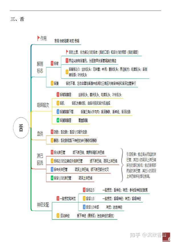 口腔局部解剖与生理功能思维导图 - 知乎