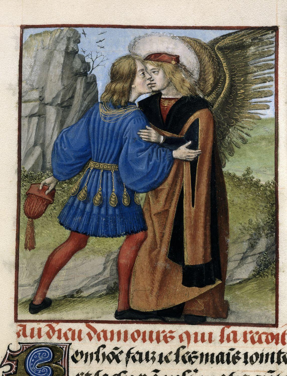 玫瑰传奇手稿插图中世纪的爱情艺术大英图书馆法国国家图书馆藏高清