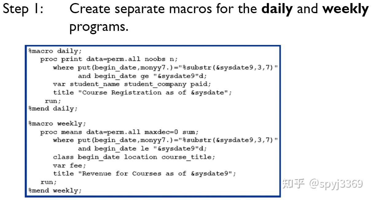 Sas macro language 2 