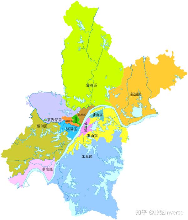 武汉地图轮廓图片
