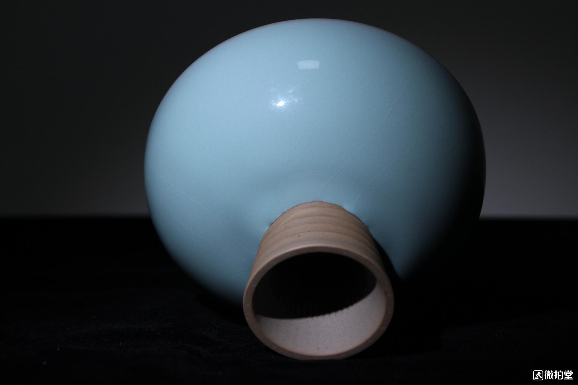 简匠汝窑郭留江大师精品佳作高足碗欣赏