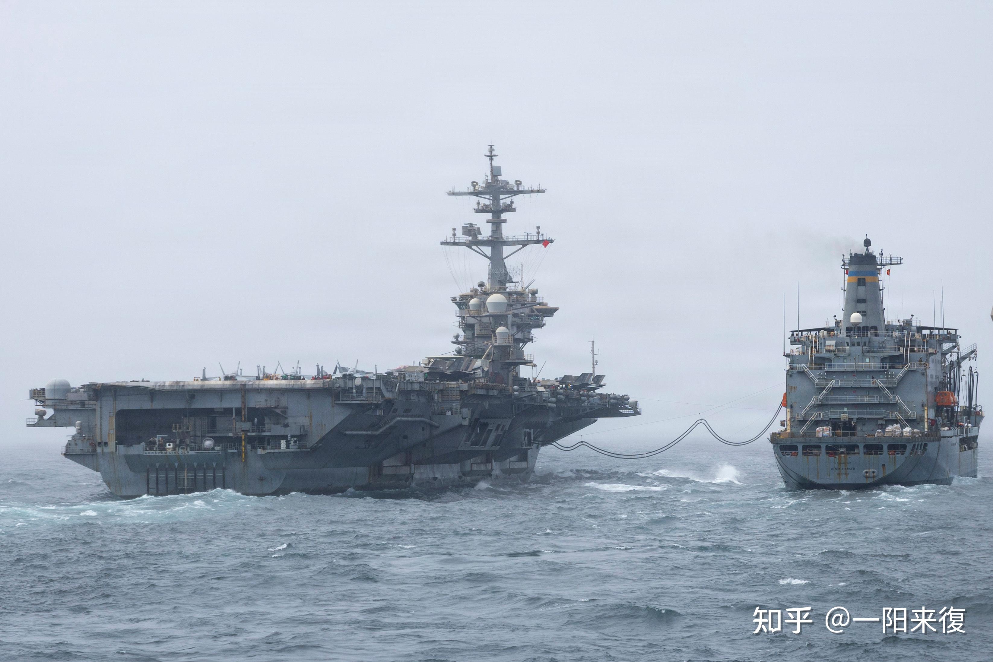 美军紧急派出 3 艘补给舰「救援」林肯号航母，这反映了其怎样的后勤压力？ - 知乎