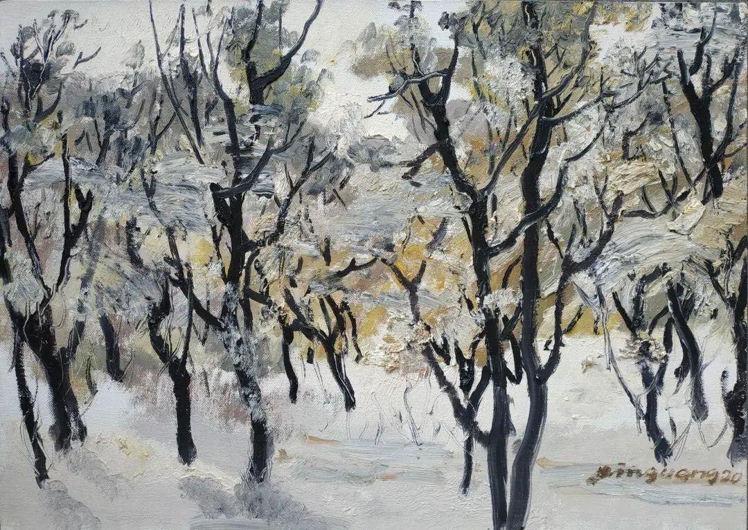 油画考研贾新光作品