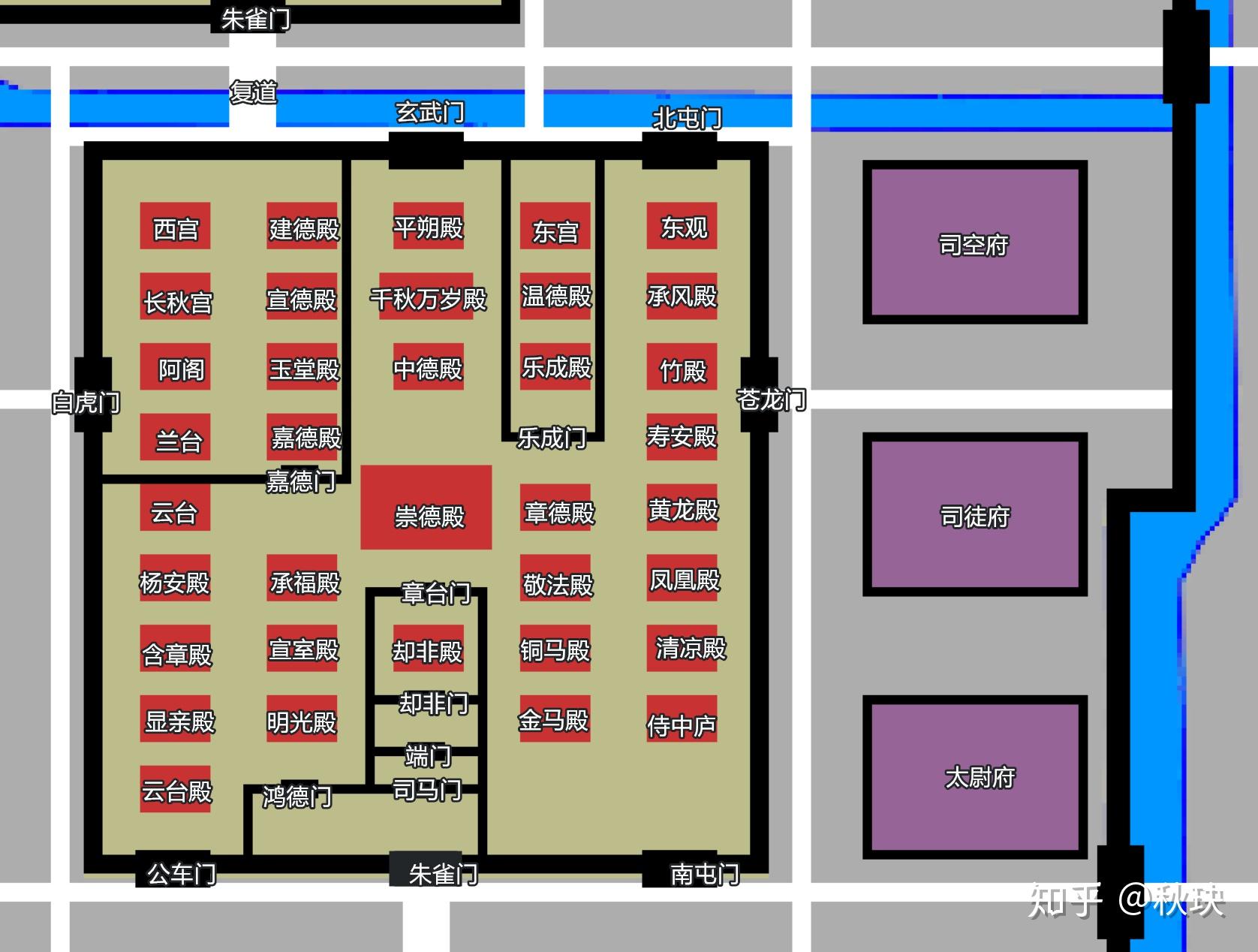 关于东汉首都洛阳雒阳的复原图1