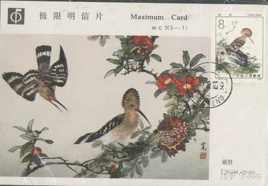 10日才发行第一套5枚官方极限明信片——mc1益鸟于是邮友们开始为邮票