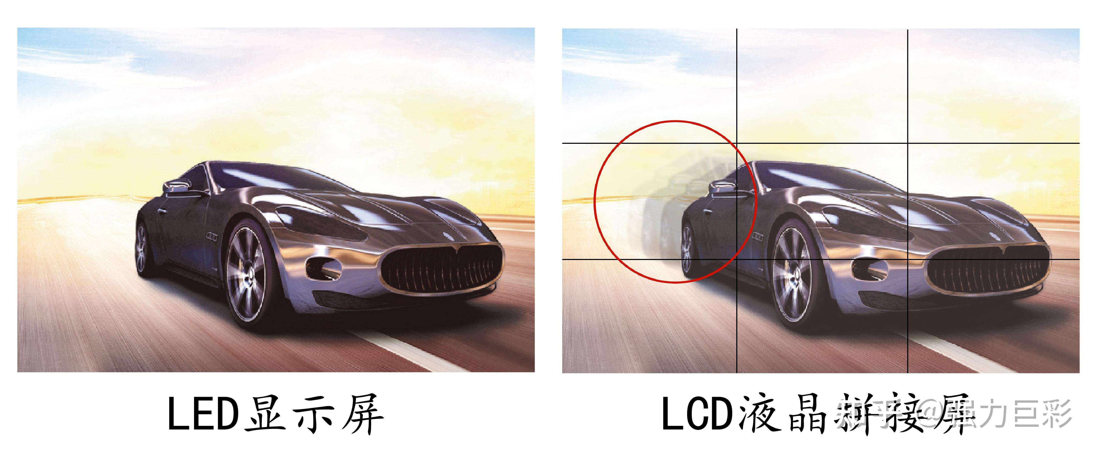 lcd屏和led屏的效果对比