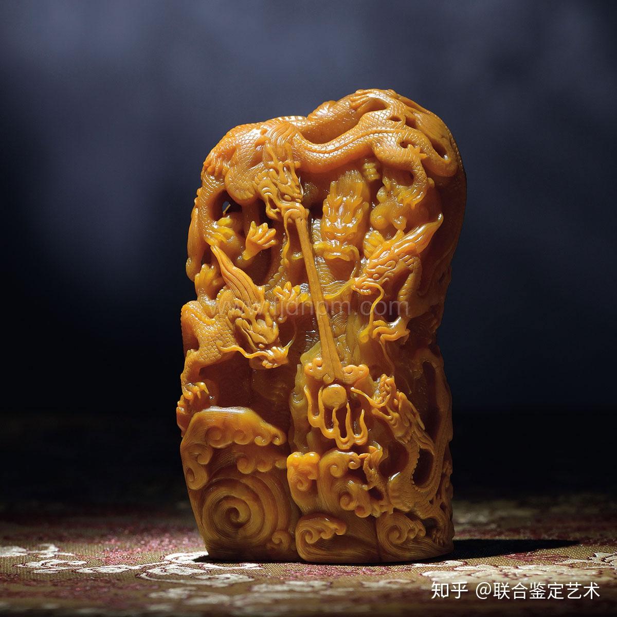 8月セール【龍と月】印鑑・寿山石彫刻｜芙蓉石｜書道｜蒋仁作款｜文房｜風水置物 联合共鉴：珍惜的奢侈品——寿山石- 知乎